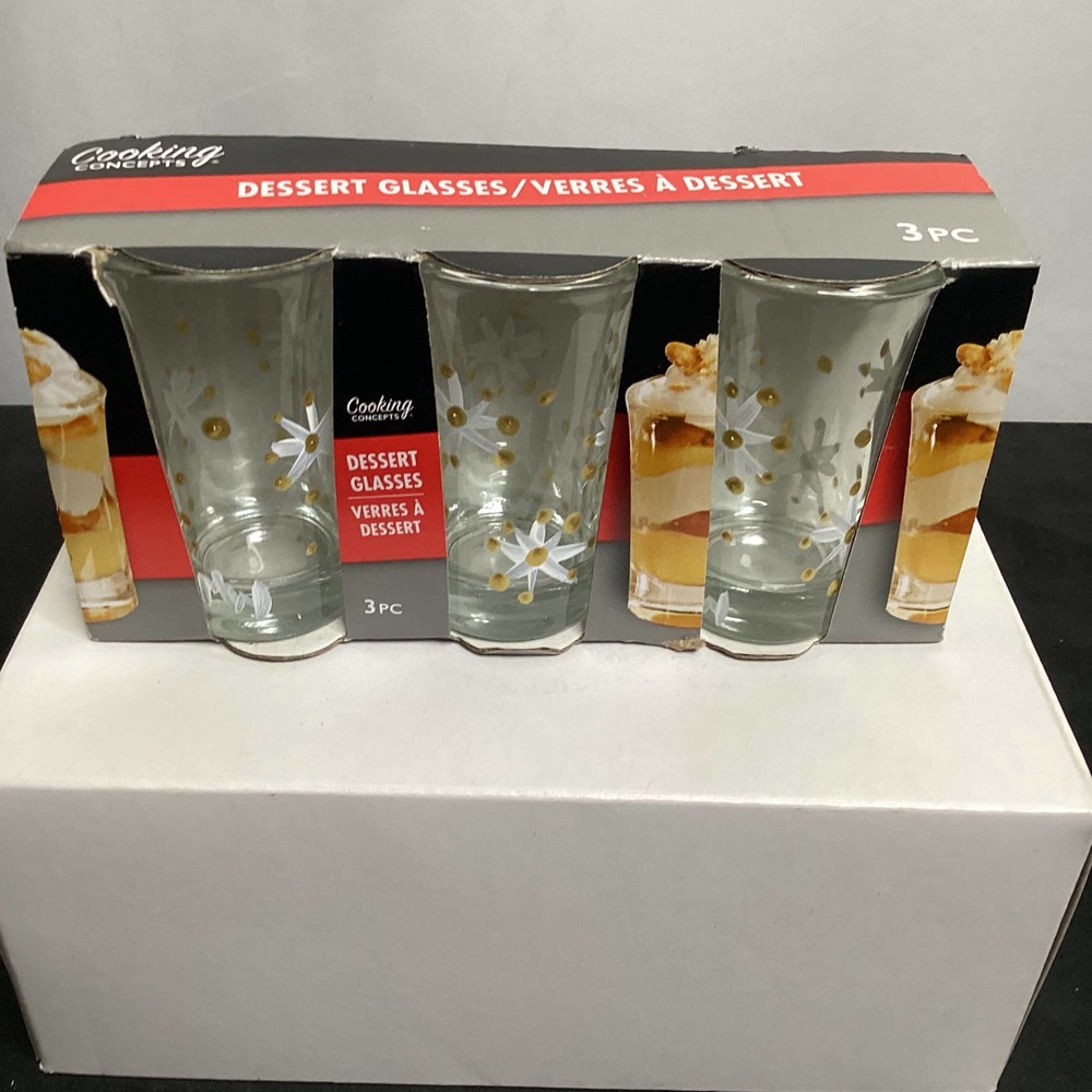 Dessert Glasses  set of 3